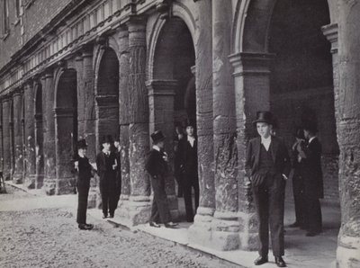 Outside Chambers, Eton, Waiting for the Masters to Come Out by Laszlo Moholy Nagy