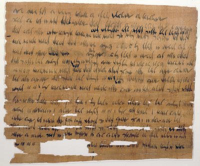 Marriage document in Aramaic, 3rd July 449 BC by Late Period Egyptian