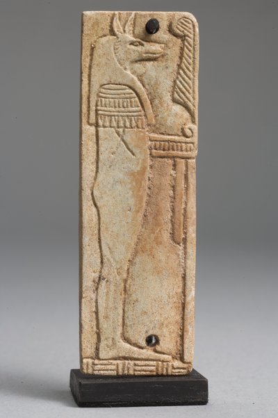 Plaque of Duamutef by Late Period Egyptian