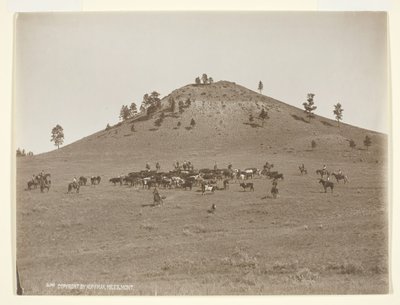 Working a Little Bunch in the Hills, c. 1900 by Laton Alton Huffman
