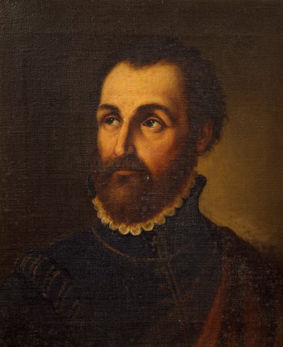 Portrait of painter and architect Giulio Romano by Lattanzio Querena