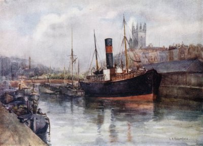 The Menapia, an Irish Trader, St Stephens Church in the Background by Laura Annie Happerfield
