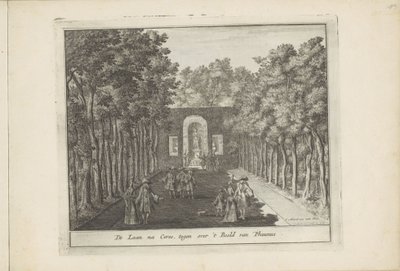 Avenue and Statue of Ceres in the Gardens of Het Loo Palace by Laurens Scherm