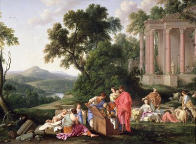 Laban Searching for the Idols by Laurent de la Hyre