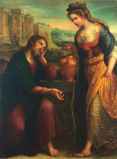 Christ and the Samaritan Woman by Lavinia Fontana