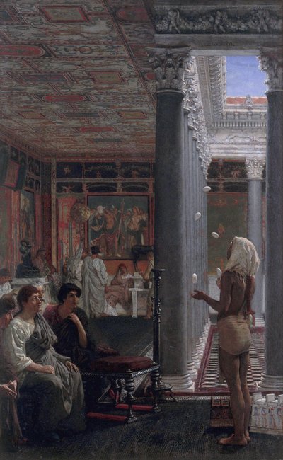 A Juggler by Lawrence Alma-Tadema