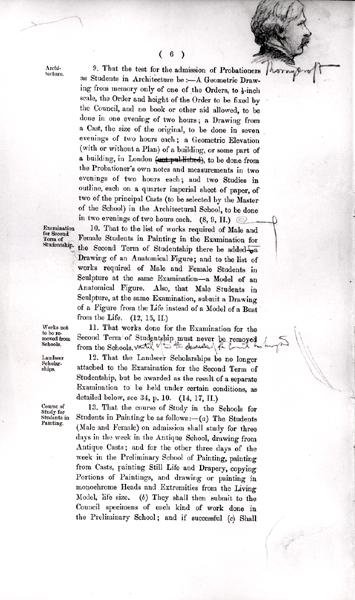 Sketch of a Committee Member, from the margins of the 