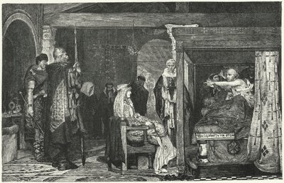 Queen Fredegund at the Deathbed of Bishop Praetextatus, 586 by Lawrence Alma Tadema