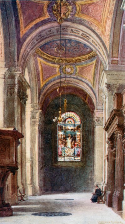 The North Choir Aisle, Looking East by Lawrence Deller