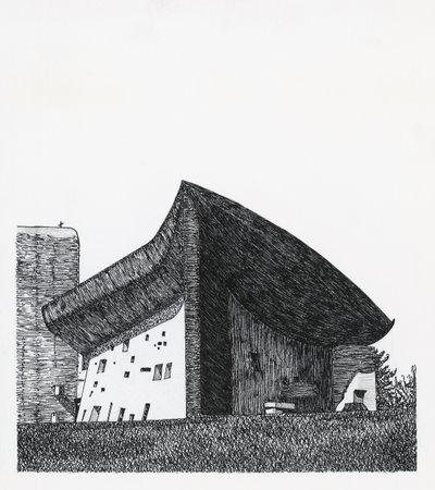 Chapel of Notre Dame du Haut in Ronchamp by Le Corbusier (1887 1965)