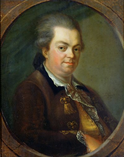 Portrait presumed to be Count Alessandro di Cagliostro, 1778 by Le Gay