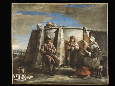 The Flageolet Player, 1640s by Le Nain Brothers