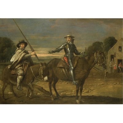 Don Quixote and Sancho Panza by Le Nain Brothers