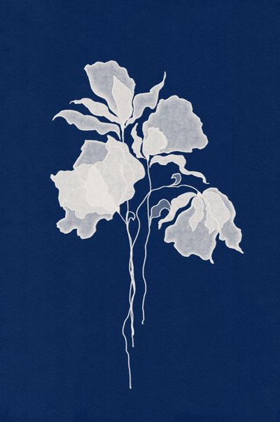 Ethereal White Flowers by Lena Refur