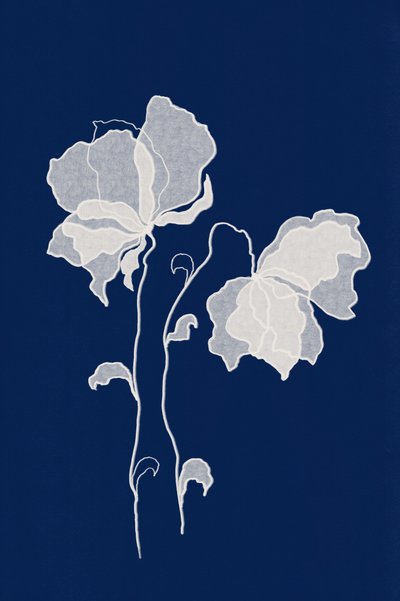 Ethereal White Flowers by Lena Refur