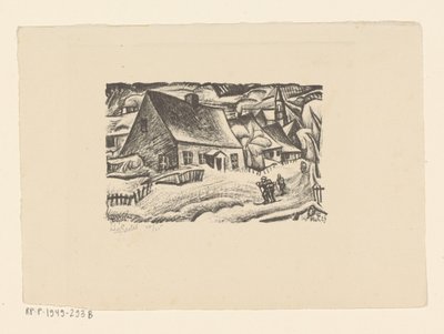 Altenberg (Ore Mountains) by Leo Gestel (signed by artist)