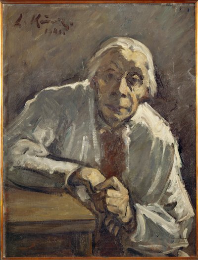 Portrait of Kaethe Kollwitz by Leo von Konig