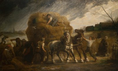 The Approaching Storm by Leon Augustin Lhermitte