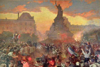 Carnival in Paris in Honour of the Russian Navy, 5th October 1893 by Leon Bakst