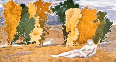 Chloe Abandoned, Design for a Ballet Russes Production of Ravel