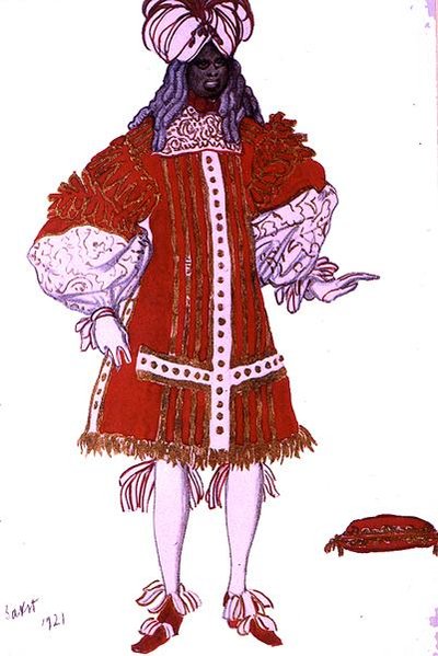 Costume design for one of the Prince