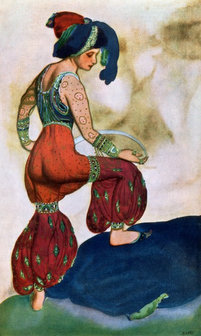 Costume Design for the Red Sultan, from Sheherazad by Leon Bakst