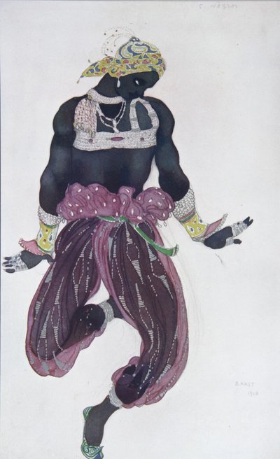 Costume Design for the Ballet Sheherazade by N. Rimsky-Korsakov, 1910 by Leon Bakst