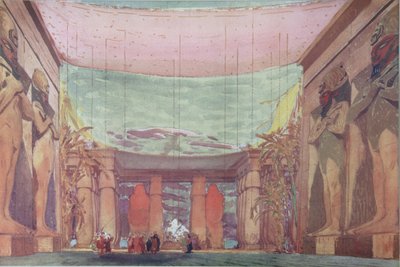 Stage Design for the Ballet Cléopatre by Leon Bakst