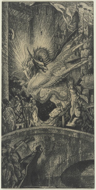 Study for a Stage Set by Leon Bakst