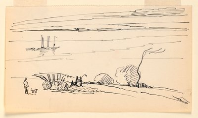 Landscape with River by Leon Dabo