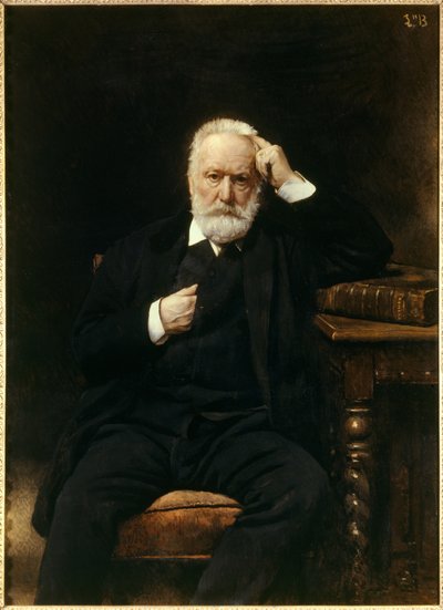 Portrait of the French writer Victor Hugo (1802-1885). Painting by Leon Joseph Bonnat (1833-1922) by Leon Joseph Florentin Bonnat