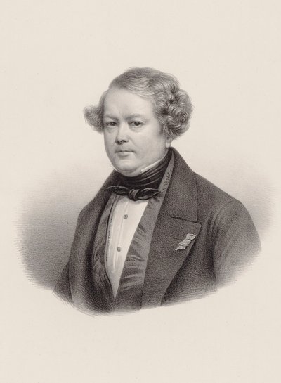 Portrait of the composer Auguste-Mathieu Panseron by Leon Noel