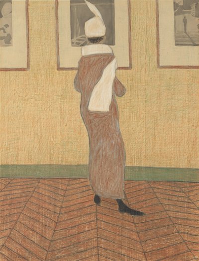 Woman at an Exhibition by Leon Spilliaert