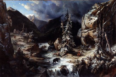 View Taken on the Path to the Maladetta by Leonard Alexis Dalige de Fontenay