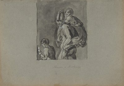 Aeneas and Anchises, 1611-74 by Leonard Bramer