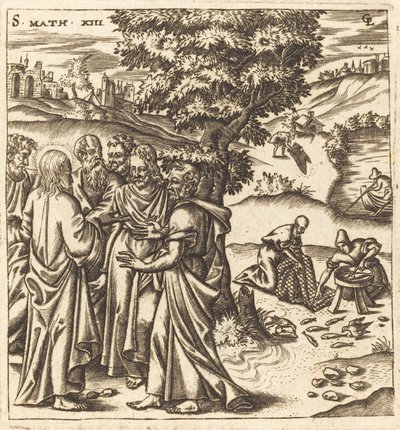 Christ Telling His Disciples of the Parable of the Dragnet by Leonard Gaultier