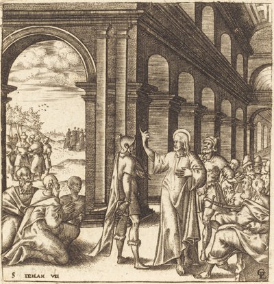 Christ at the Feast of Tabernacles by Leonard Gaultier