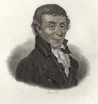 Portrait of Abbe Gaultier, Professor and Methodologist of French General Education, in 