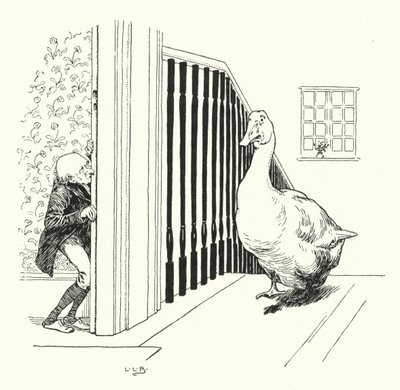 Goosey, goosey, gander by Leonard Leslie Brooke