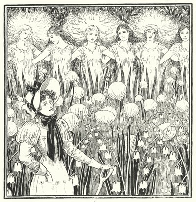 Mistress Mary, quite contrary, how does your garden grow by Leonard Leslie Brooke
