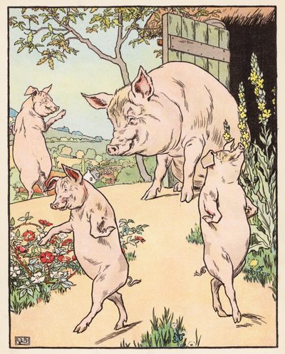 The Three Little Pigs by Leonard Leslie Brooke