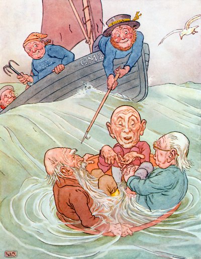 The Three Wise Men of Gotham by Leonard Leslie Brooke