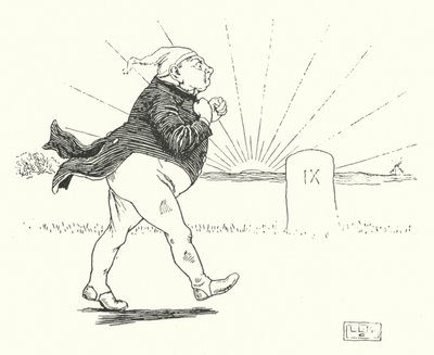 There was a man, and he had nought, and robbers came to rob him by Leonard Leslie Brooke