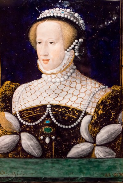 Eleonora of Habsburg, Limoges, 1560 by Leonard Limosin
