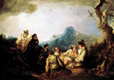 Bandits in the Mountain by Leonardo Alenza