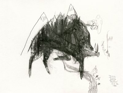 Dark Mountain Boar by Leonardo Flores