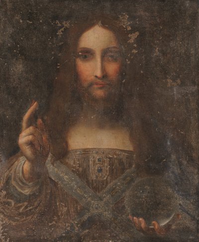 Salvator Mundi by Leonardo da (after) Vinci