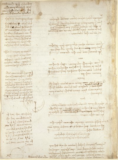 Notes and rough diagrams from 