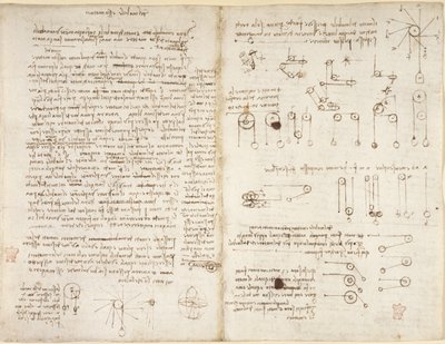 Notes and diagrams on mechanics, entitled 