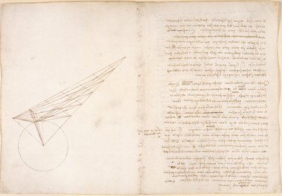 Diagram on optics, concerning Alhazen